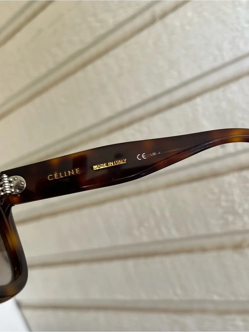 CELINE Oversized Audrey Tortoiseshell Havana Sunglasses Brown Lenses CL41805